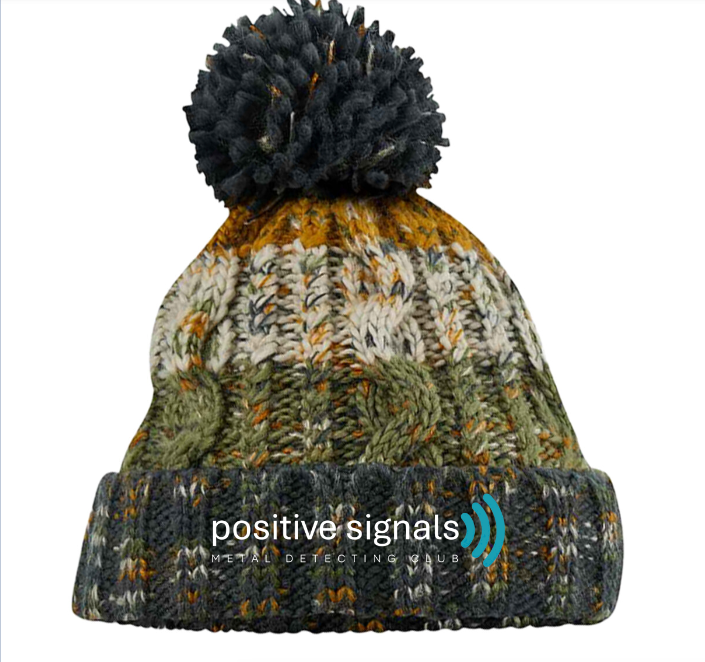 Positive Signals Metal Detecting Club Pompom Beanie
