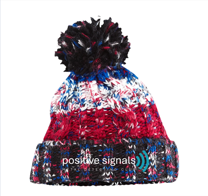 Positive Signals Metal Detecting Club Pompom Beanie