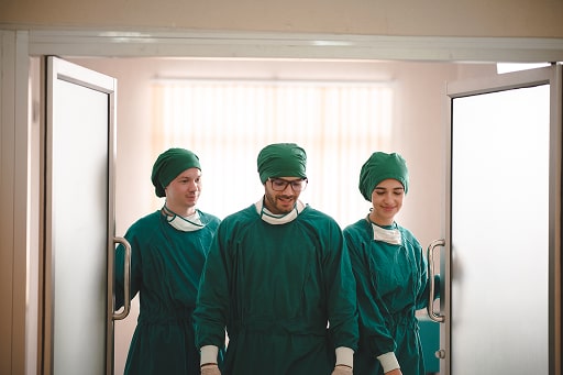 Bottle Green Scrub Trousers