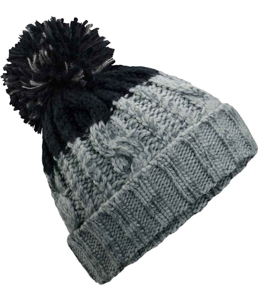 Beechfield Apres Beanie | Light Grey/Black