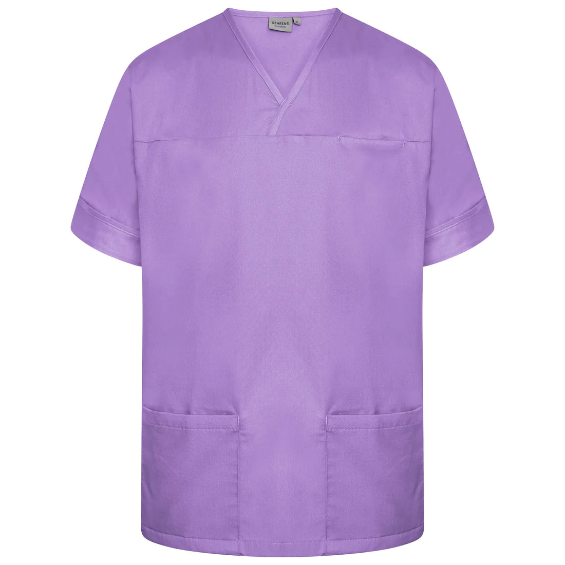 Lilac Plain Smart Scrub Top - NSTP