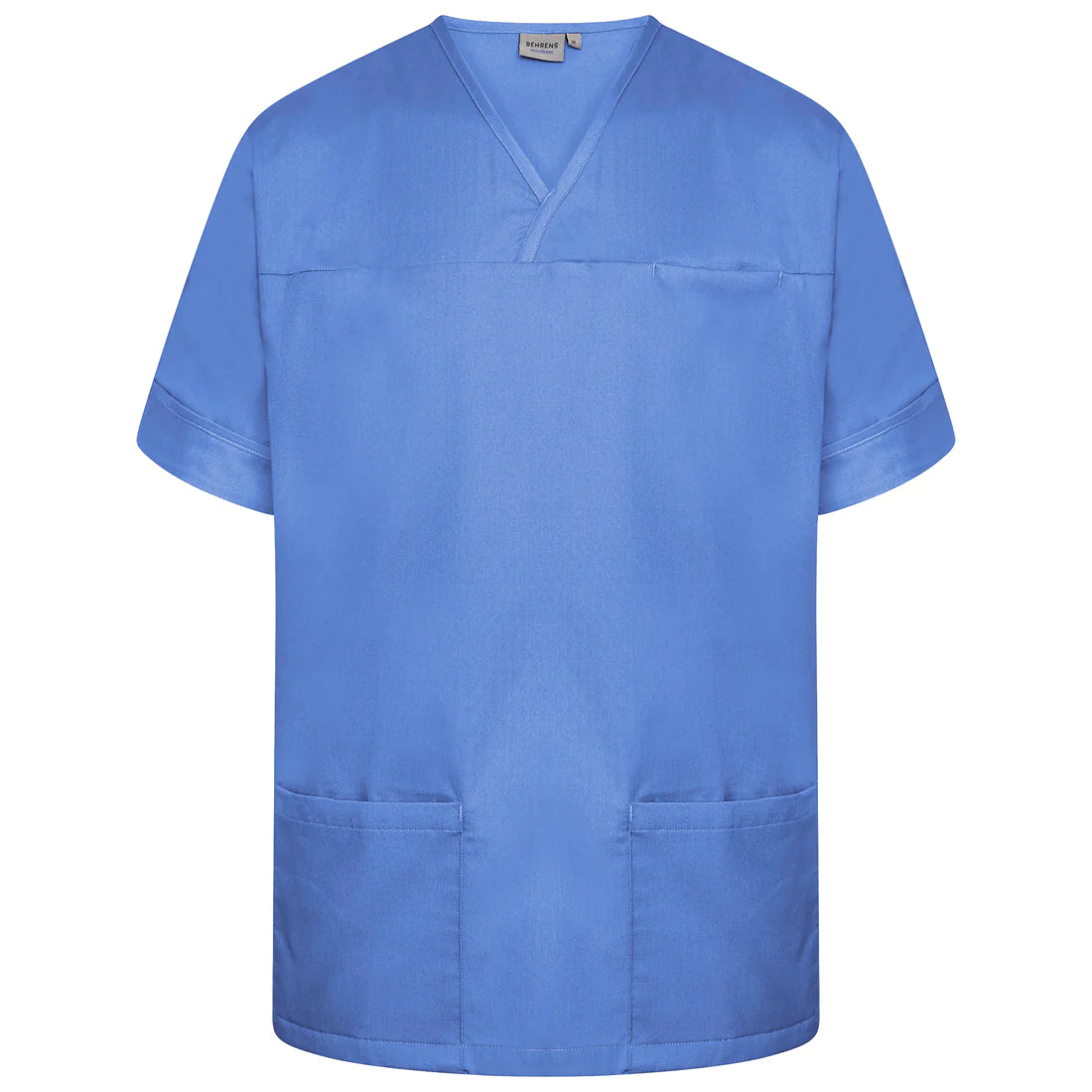 Metro Blue Plain Smart Scrub Top - NSTP