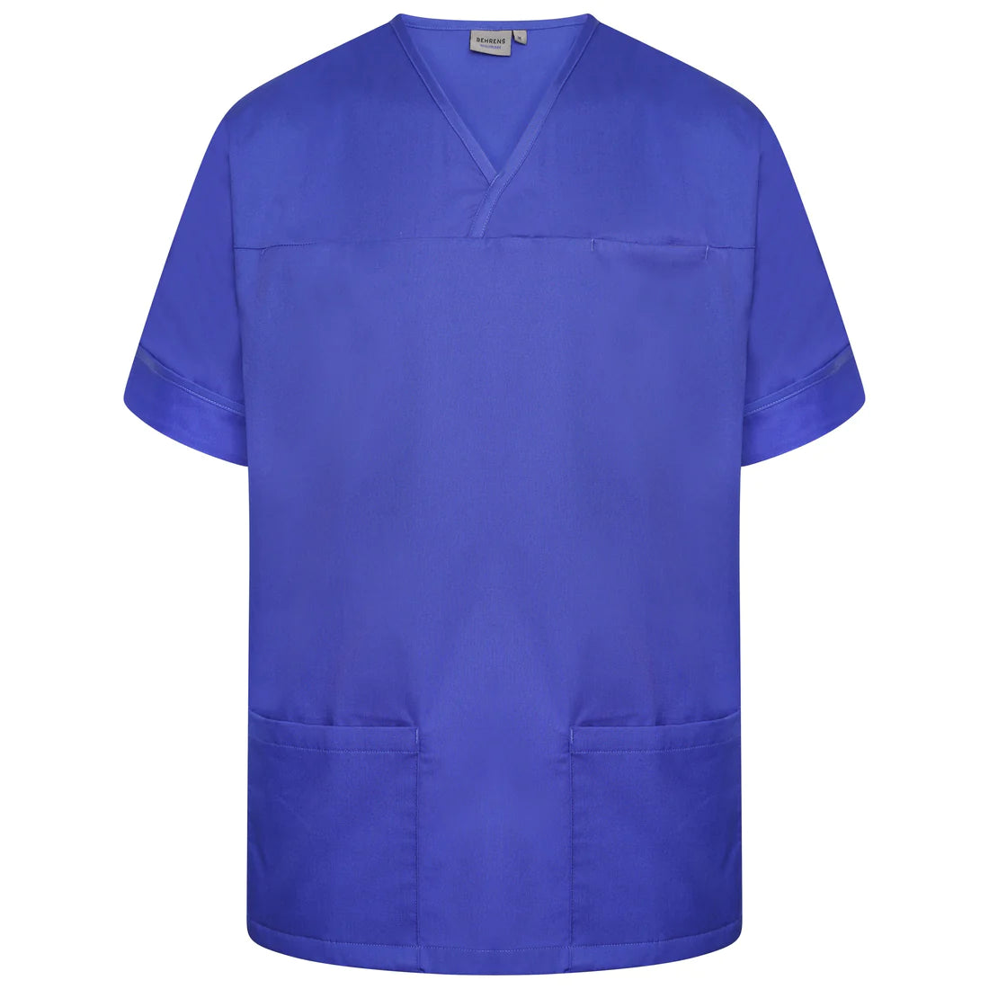 Royal Blue Plain Smart Scrub Top - NSTP