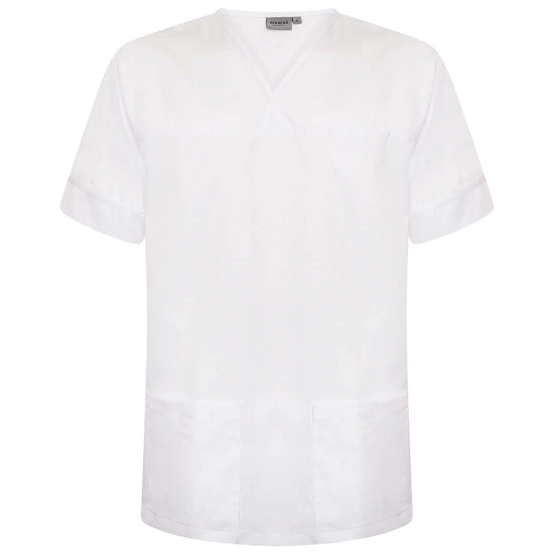 White Plain Smart Scrub Top - NSTP