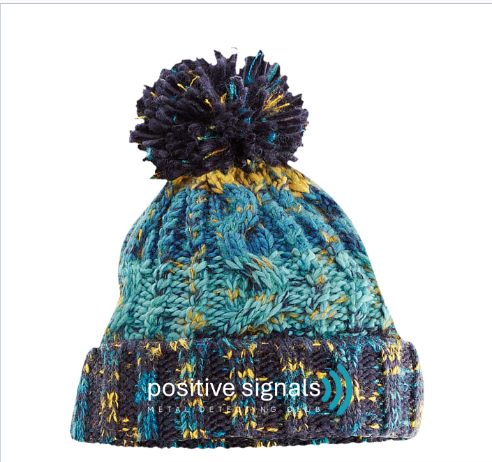 Positive Signals Metal Detecting Club Pompom Beanie