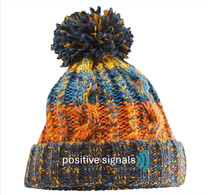 Positive Signals Metal Detecting Club Pompom Beanie